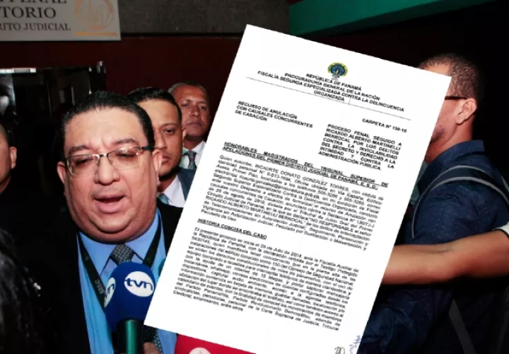 El fiscal Ricaurte González  firmó el argumento del Ministerio Público. Foto de Víctor Arosemena