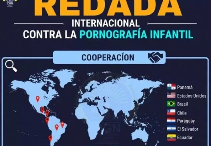 En Panamá se incautó equipo informático y se aprehendió a una persona. Foto: Ministerio Público.