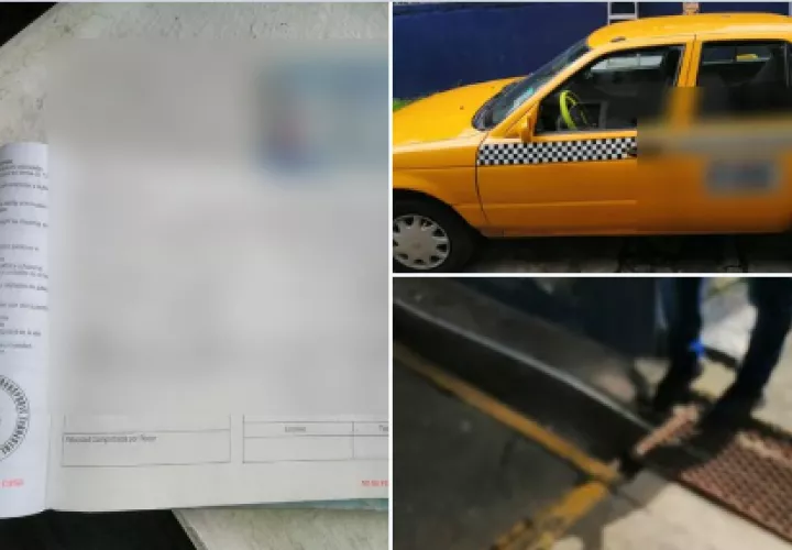 Dos taxistas participaron de una regata clandestina en Chilibre la madrugada de este miércoles. Foto: Crítica.