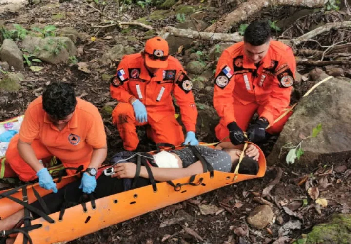 El joven sufrió una lesión en la espalda que le impedía caminar. Foto: José Vásquez. 