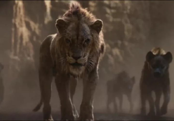 El Rey León. Escena de esta nueva cinta. Youtube.