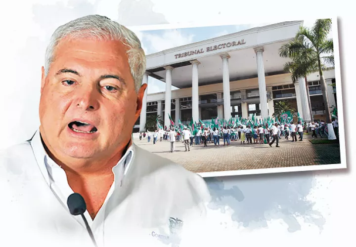 Ricardo Martinelli, afirma estar feliz por que ahora sí ganará, Rómulo Roux, "Chello" Gálvez y Mayín Correa.