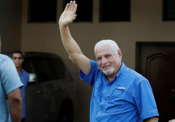 El expresidente Ricardo Martinelli actualmente tiene la medida cautelar de depósito domiciliario.