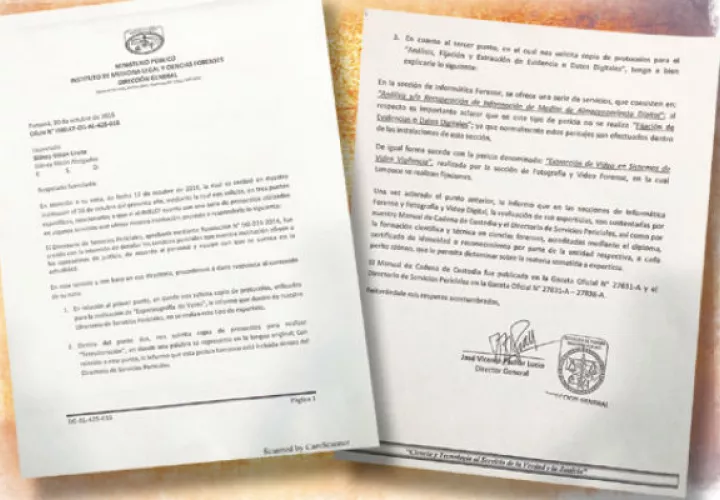 Ninguno de los documentos que han sido aportados como diligencias de inspección ocular dentro de la carpeta del caso Ricardo Martinelli tiene "estampado hash". Foto/Panamá América