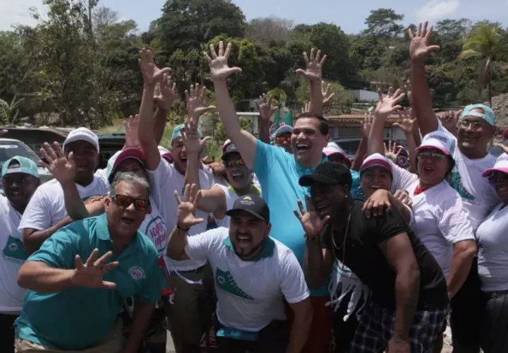 Mucha diversión y alegría se vivió en el "Tour de Ricardo Martinelli Alcalde". Víctor Arosemena.