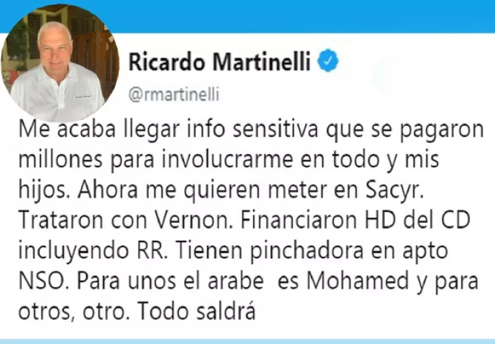 Ricardo Martinelli presentará denuncias penales por violaciones a los derechos humanos. Foto/Cortesía