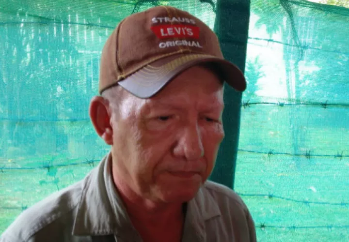 Ricardo Santiago, del Comité de Familiares de Desaparecidos durante la dictadura militar en Chiriquí. Foto: José Vásquez. 