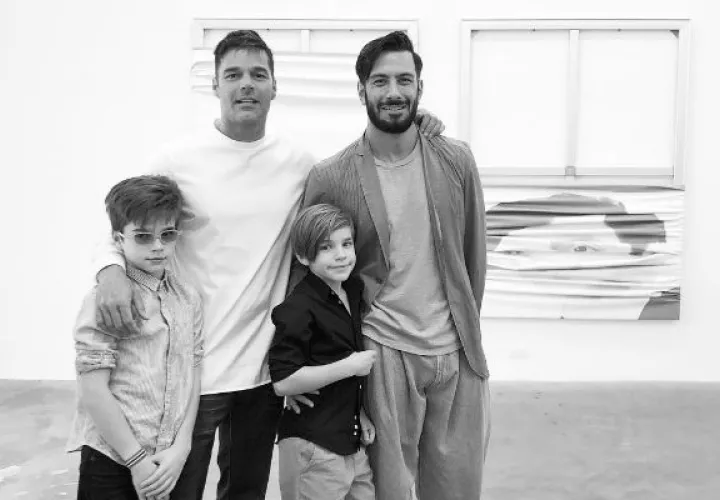 Ricky ya es padre de los gemelos Matteo y Valentino. 