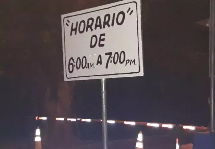 El paso nocturno por el puente está prohibido. Foto: José Vásquez. 