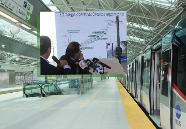 Desde la estación Corredor Sur operará un circuito largo y otro corto. Víctor Arosemena