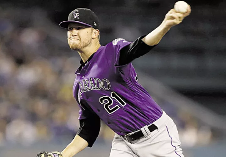 Kyle Freeland logró su décima victoria. /Foto AP