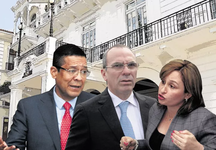 Rogelio Saltarín, Rolando López y Kenia Porcell, fichas clave de Juan Carlos Varela en la actual trama de manipulación de la justicia. /Foto Archivo