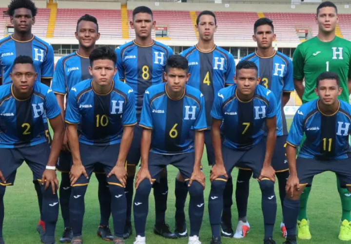 La selección Sub-17 de Honduras. Foto:Fepafut