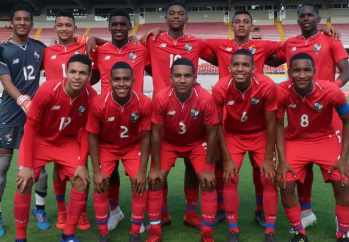 La selección Sub-17 de Panamá. Foto:Fepafut