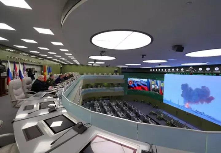 En 2019 el nuevo sistema estratégico intercontinental Avangard entrará en servicio en las Fuerzas Armadas", anunció Putin, según informó el Kremlin. FOTO/EFE
