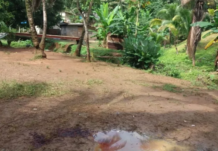 El cuerpo del individuo estaba atado y con un tiro en la cabeza. Foto/Diómedes Sánchez