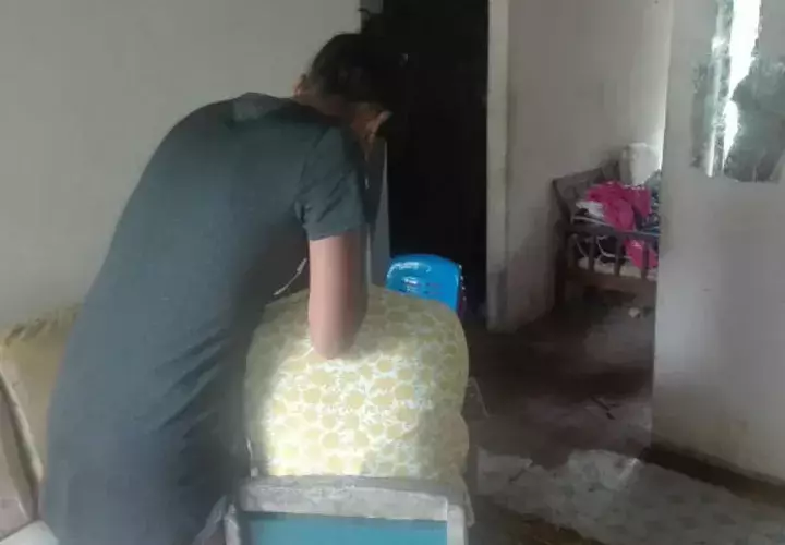 Al regresar a mi casa, yo temblaba  y sentía que me iba a dar algo.