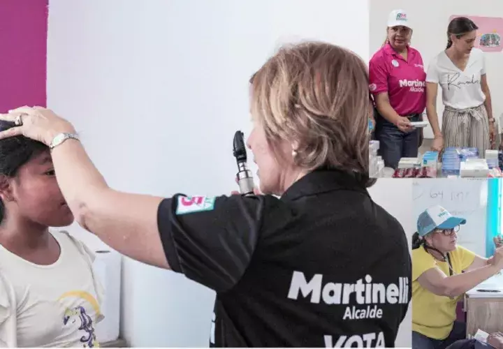 La campaña de Ricardo Martinelli realizó ayer una feria de salud en  el sector 9 de Gonzalillo, Panamá Norte.  Cortesía