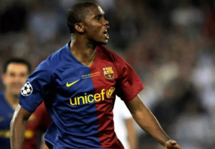 Samuel Eto'o jugó en el Barcelona. Foto:EFE