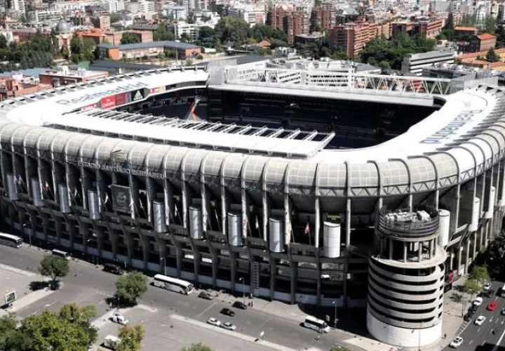 Santiago Bernabéu albergaría la final de la Copa Libertadores entre River Plate y Boca Jrs Foto EFE
