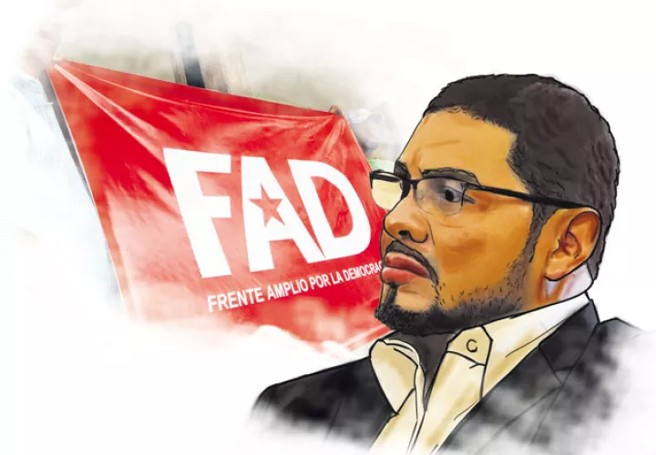 El dirigente del FAD, Sául Méndez, espera ser apoyado.