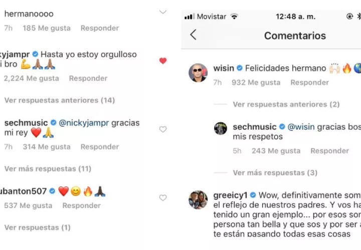 El Sech ignora a Kafú en Instagram tras felicitarlo por Sueños, su primer disco. Foto: @sechmusic.