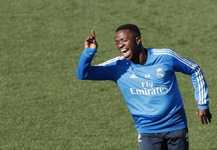 Vinicius Junior está contento por la oportunidad.