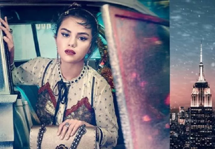 La cantante Selena Gomez  regresó para dar inicio a las festividades navideñas en una campala de Coach. 