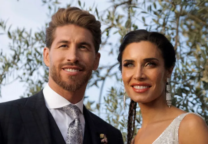 Sergio Ramos y Pilar Rubio Foto EFE