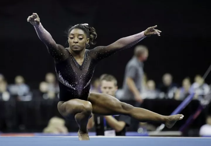 Simone Biles. Foto:AP
