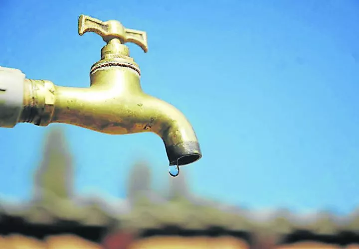 Sectores sin agua. 