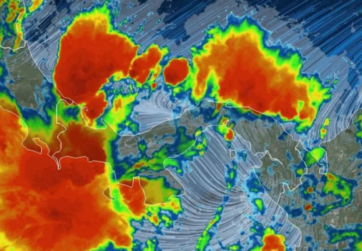 Sinaproc advierte sobre lluvias hasta el jueves en zona occidental del país. Foto: Sinaproc.