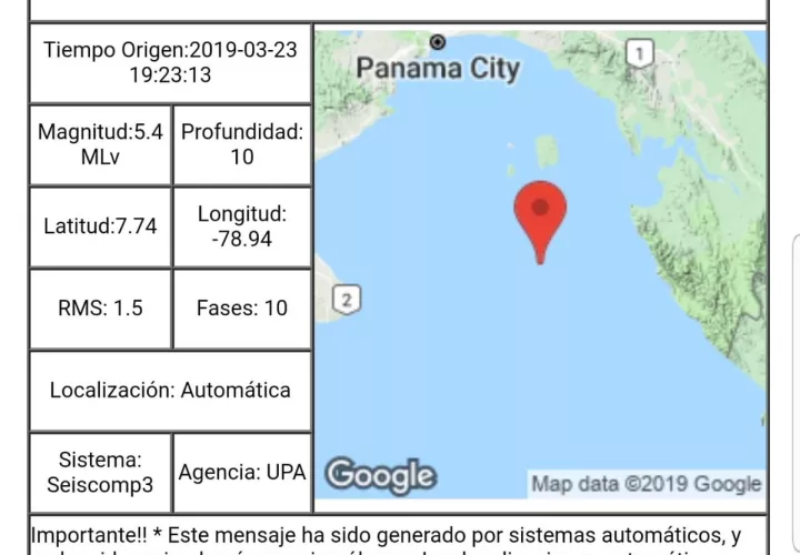En Panamá se registra entre 15 a 20 sismos diarios según el Instituto de Geociencias de la Universidad de Panamá.