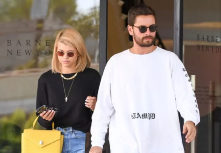 Sofia Richie y Scott Disick.