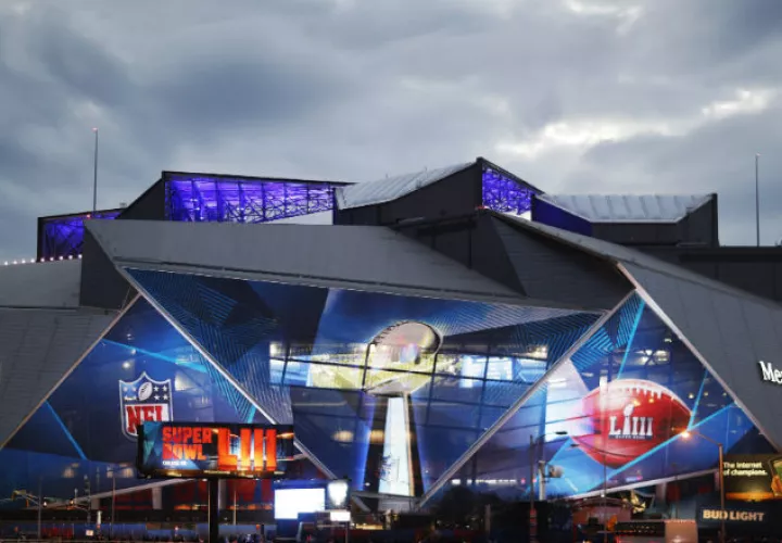 Mercedes-Benz Stadium. Foto:AP