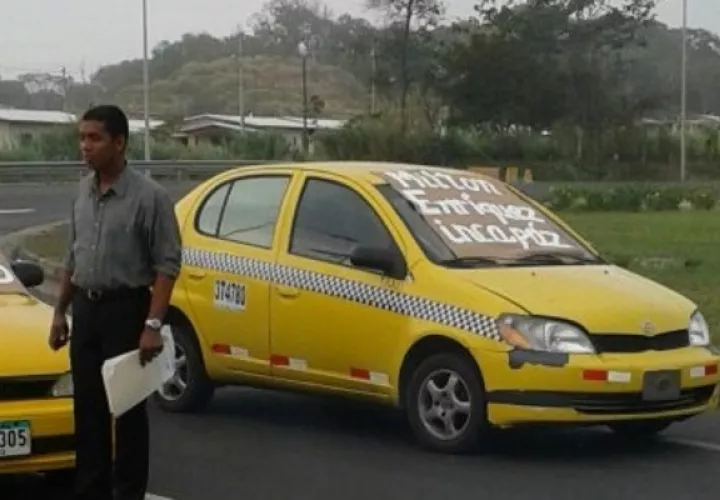 La dirigencia criticó que a dos años de la presentación del servicio Uber en Panamá, el mismo haya sido legalizado, en detrimento del sector selectivo. Foto/Diómedes Sánchez