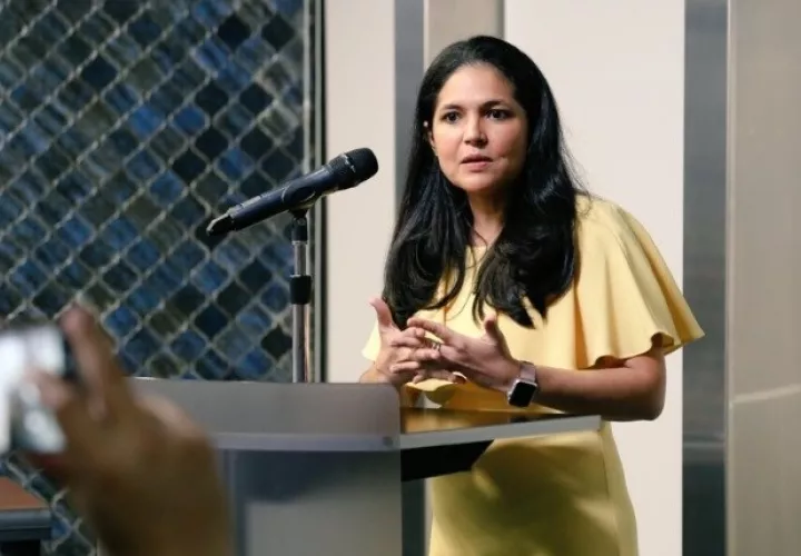Tayra Barsallo es la directora general de la Autoridad Nacional de Aduanas.