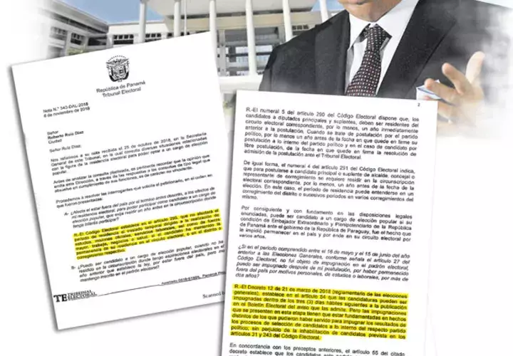 Tribunal Electoral certificó que ausencia temporal no anula candidatura de Ricardo Martinelli. Foto: Panamá América.