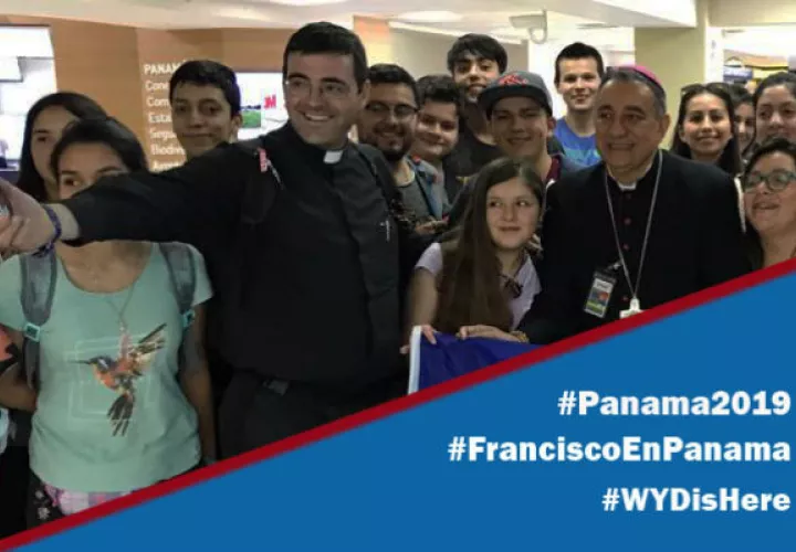 Hashtags oficiales de la JMJ Panamá. Foto/Cortesía