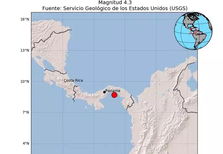 Temblor a las 2 de la mañana. 