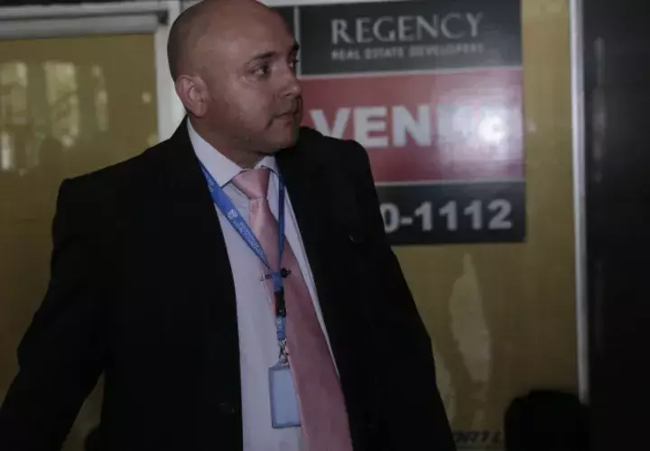 Luis Enrique Rivera Calle, jefe informático del Instituto de Medicina Legal y Ciencias Forenses (Imelcf), quien es testigo por parte de la fiscalía. Foto de Víctor Arosemena