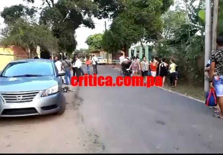 Delincuentes asesinan a una anciana en Tocumen para robarle un tanque de gas. Foto Landro Ortiz.
