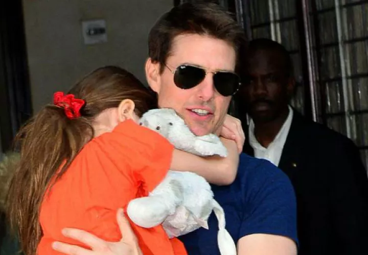 Tom Cruise y Suri. Foto: Web