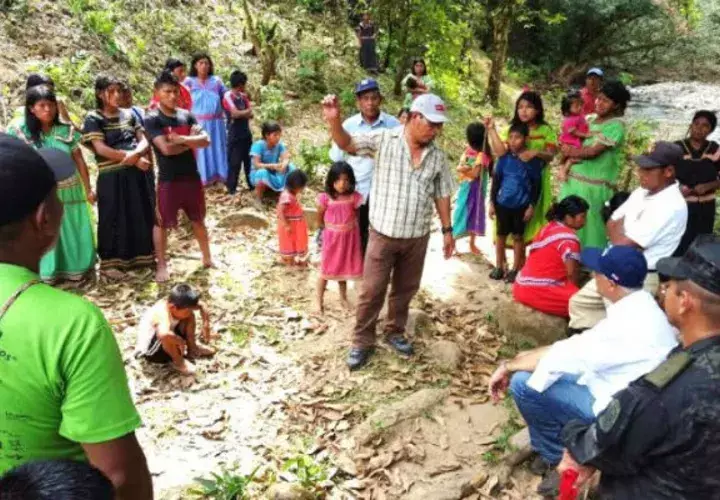 Minsa confirma 81 casos de tosferina en las montañas de la comarca Ngäbe Buglé. Foto: Panamá América.