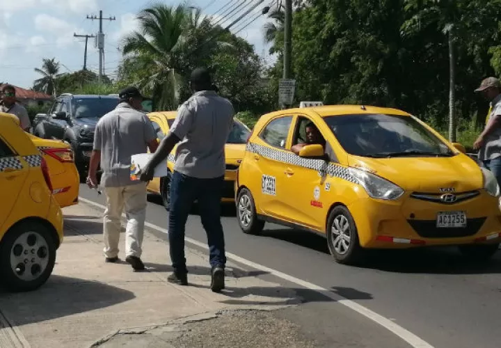 El desorden  de los transportistas en diferentes partes del país es una constante.
