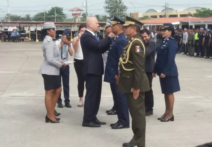 La ceremonia de cambio de mando se llevó a cabo en la sede de Policía Nacional en Ancón.