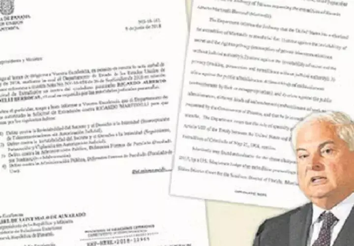 Ricardo Martinelli Berrocal no puede ser juzgado en Panamá por ningún otro delito, tal como lo estableció el Departamento de Estado de los Estados Unidos, al aceptar la extradición.