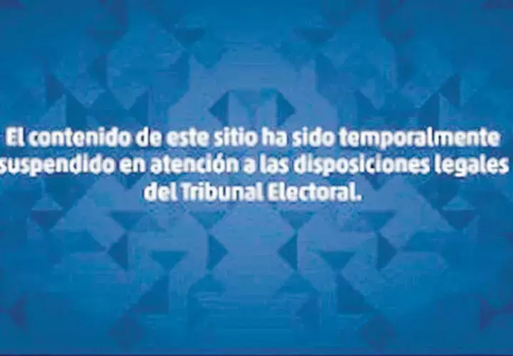 Primer anuncio que salía en la página del candidato del PRD. /Foto Internet