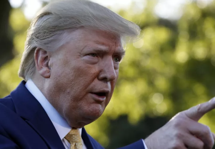 El presidente estadounidense, Donald Trump, dio el anuncio del acuerdo parcial con China.