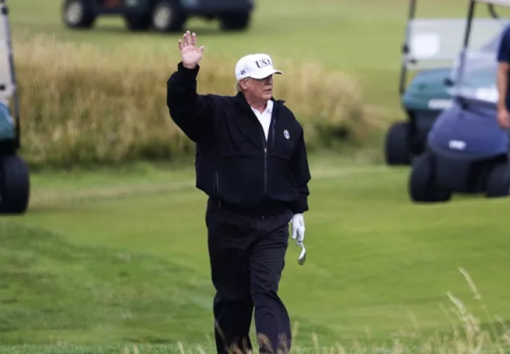  Donald Trump es un apasionado por el golf.